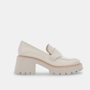 Dolce Vita Halona Loafers - Ivory leather
